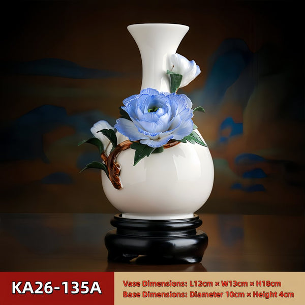 Intangible Cultural Heritage Hand-Pinched Flower Vase - KA-50-26
