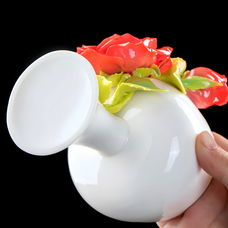 Intangible Cultural Heritage Hand-Pinched Flower Mug - A-25 Bestie Edition