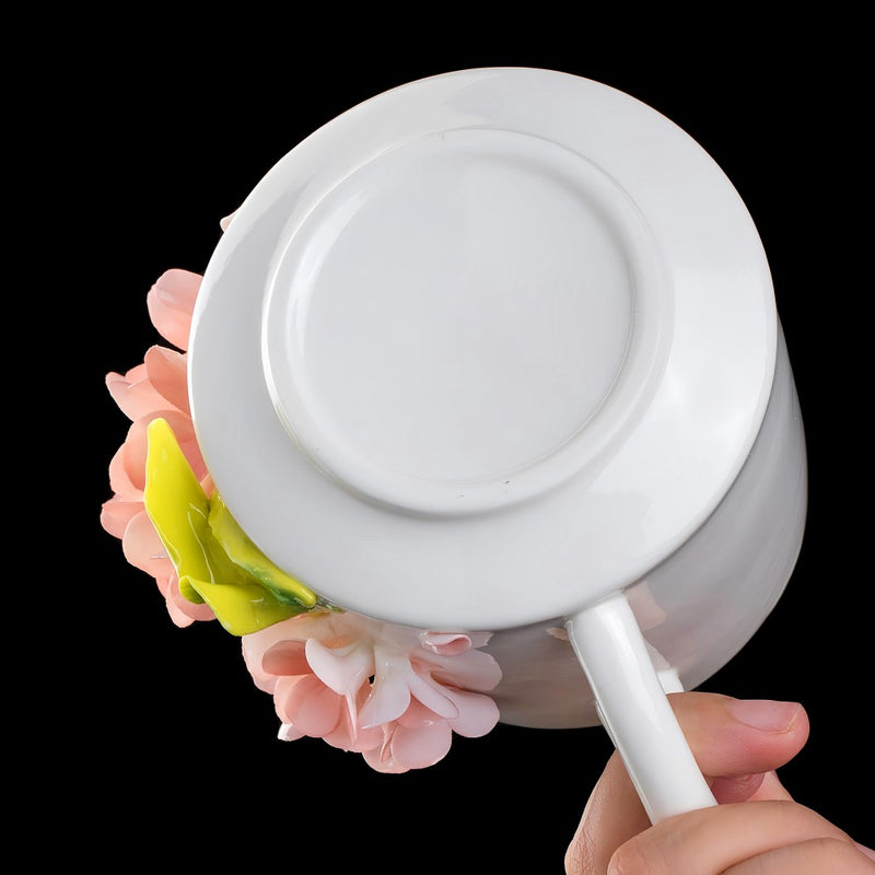Intangible Cultural Heritage Hand-Pinched Flower Mug - A-27