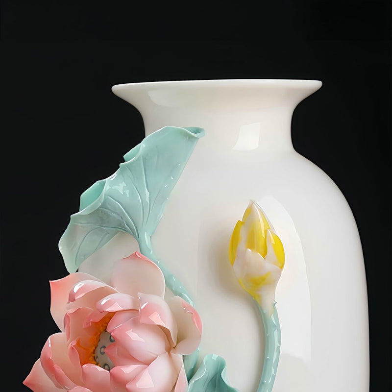 Intangible Cultural Heritage Hand-Painted Ceramic Vase - A52 Series
