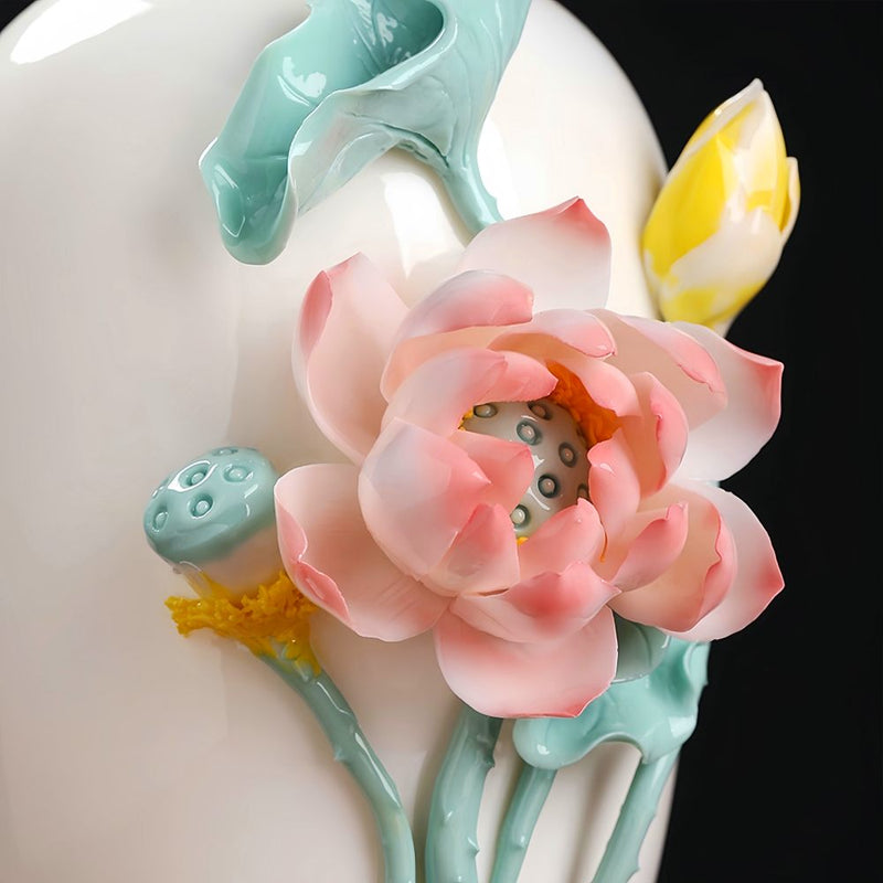 Intangible Cultural Heritage Hand-Painted Ceramic Vase - A52 Series