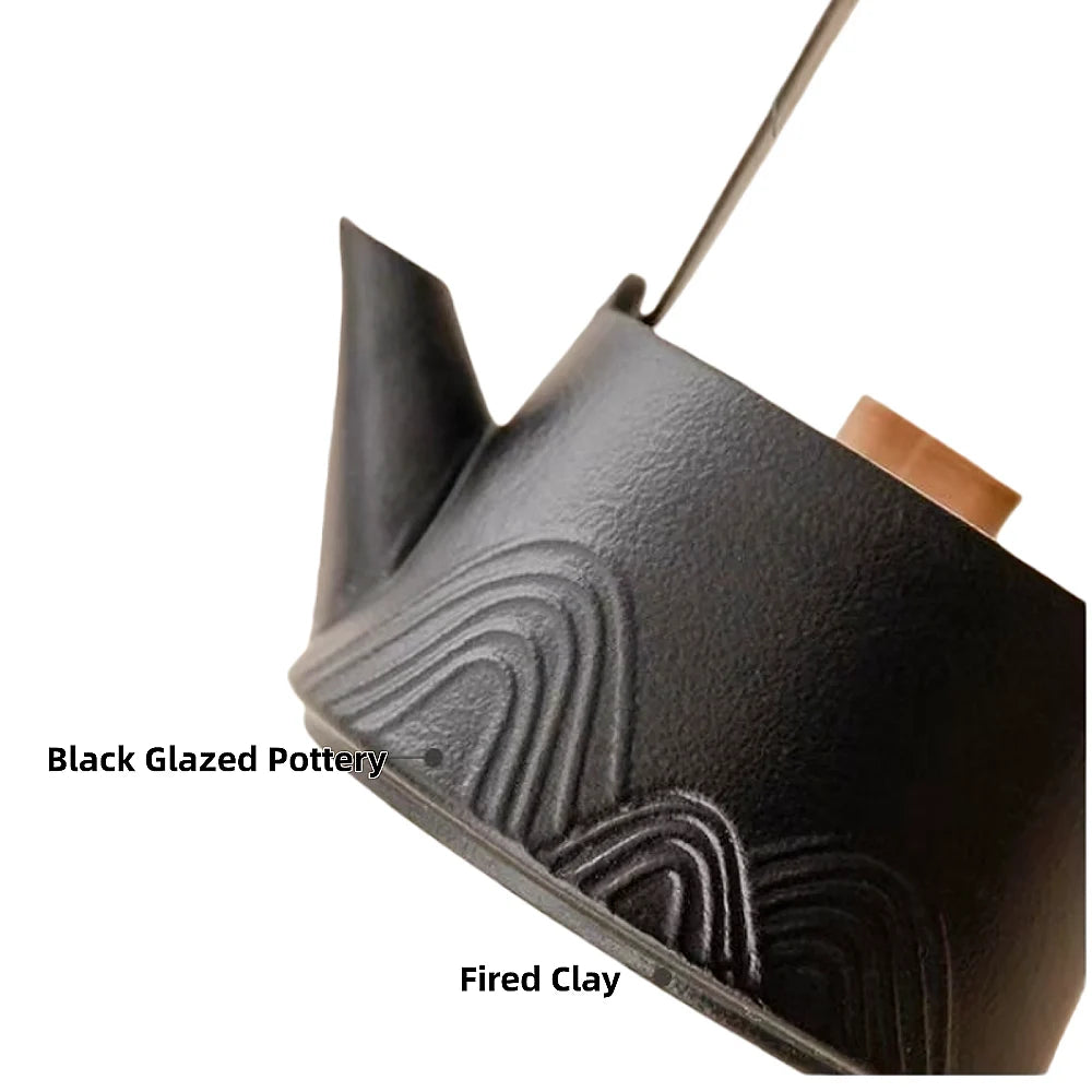 Customizable Black Glazed Kungfu Tea Set - Home & Gift Box Set
