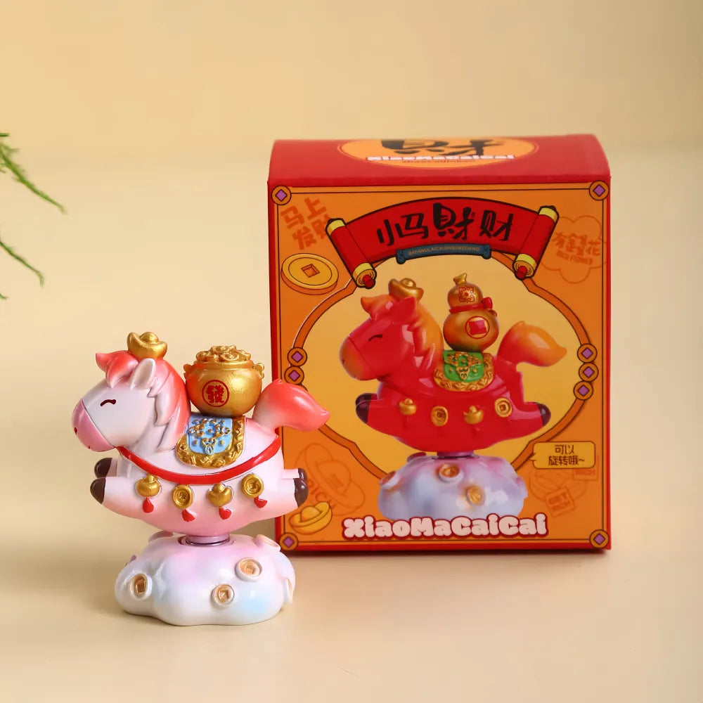 Tang Sancai Spinning Horse – Tea Table Figurine