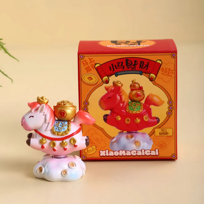 Tang Sancai Spinning Horse – Tea Table Figurine