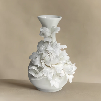Intangible Cultural Heritage Handmade Peony Vase