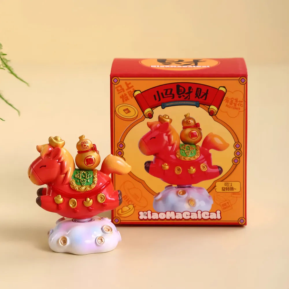 Tang Sancai Spinning Horse – Tea Table Figurine