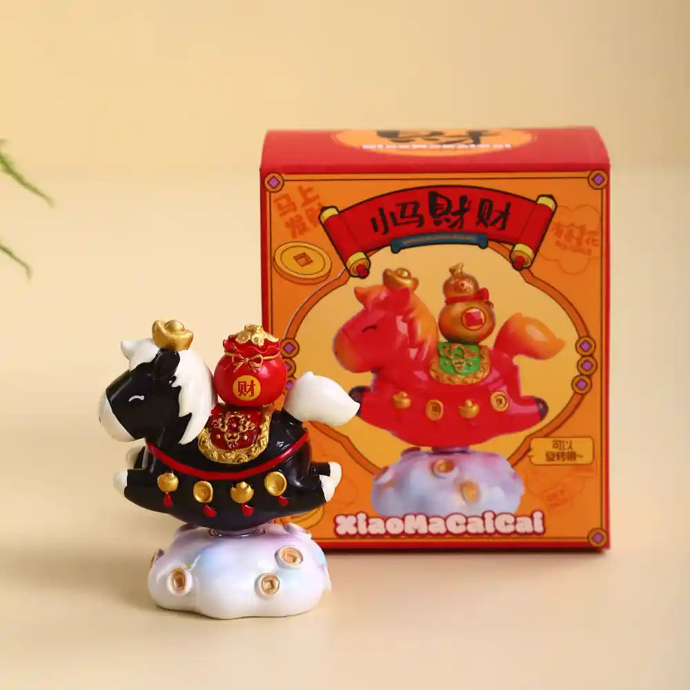 Tang Sancai Spinning Horse – Tea Table Figurine