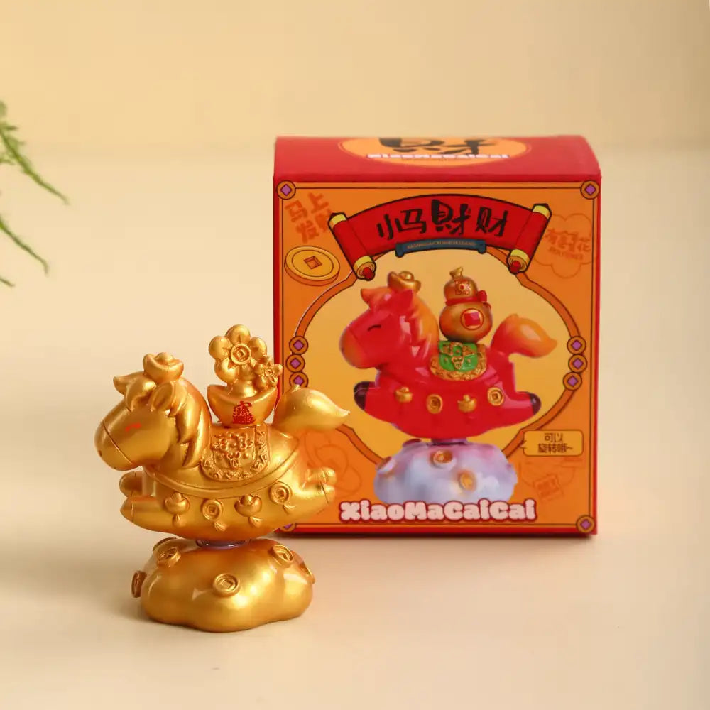 Tang Sancai Spinning Horse – Tea Table Figurine