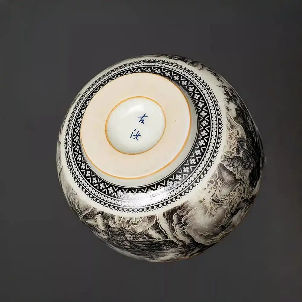 Crackle Glaze Tea Cup — Handmade Chinese Ceramic, One of a Kind