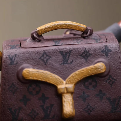 Traditional Yixing Purple Clay Teapot with Matching Cups – Made of Aged Zini Clay