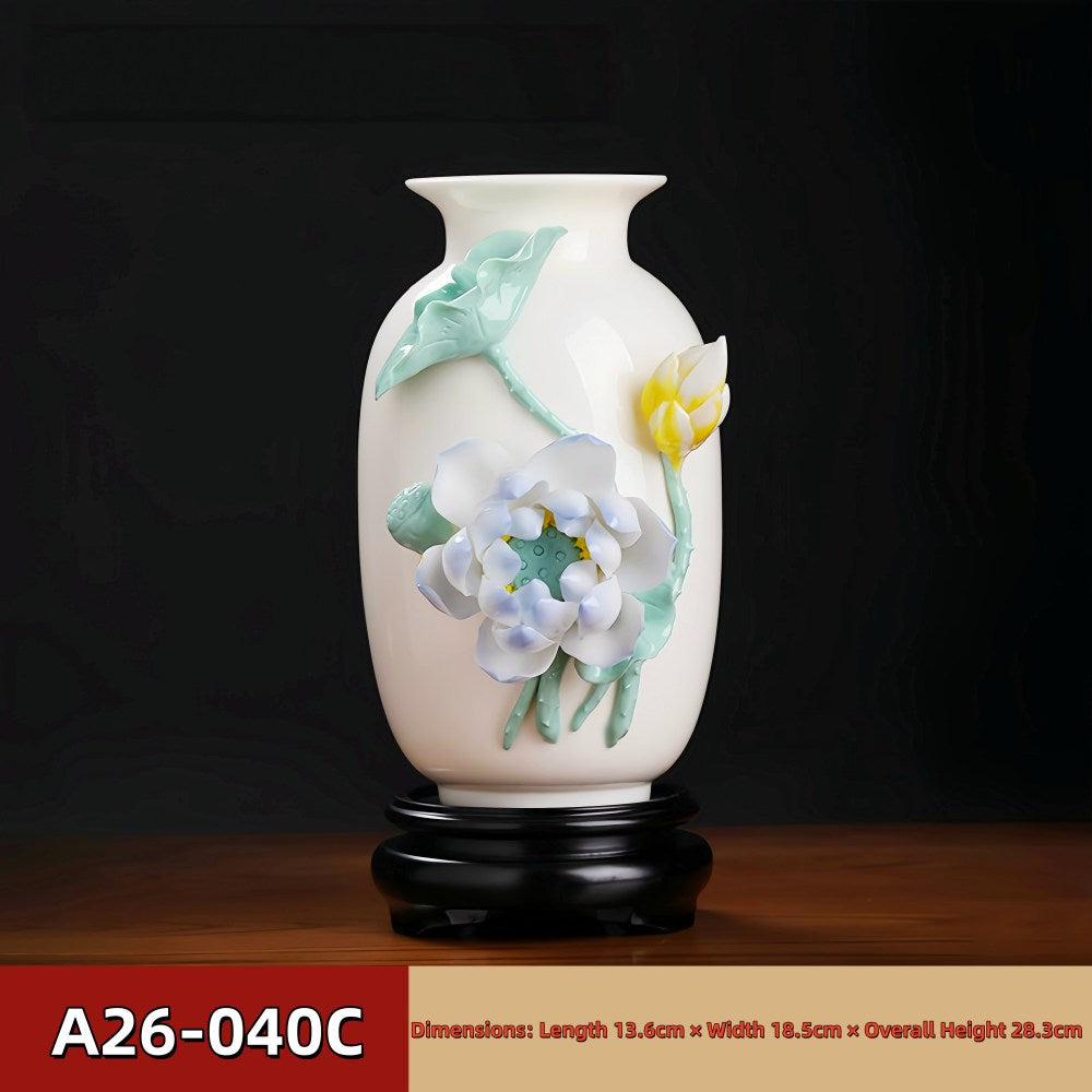 Intangible Cultural Heritage Hand-Painted Ceramic Vase - A52 Series