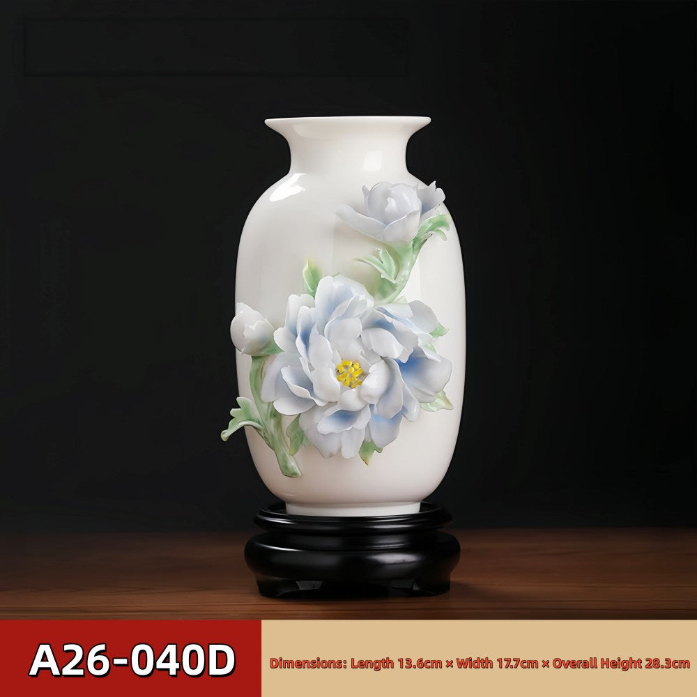 Intangible Cultural Heritage Hand-Painted Ceramic Vase - A52 Series