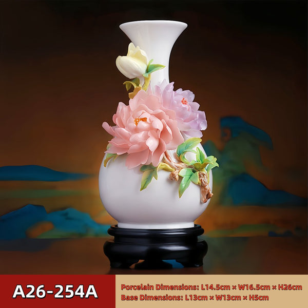 Intangible Cultural Heritage Hand-Pinched Ceramic Vase - A53- Series