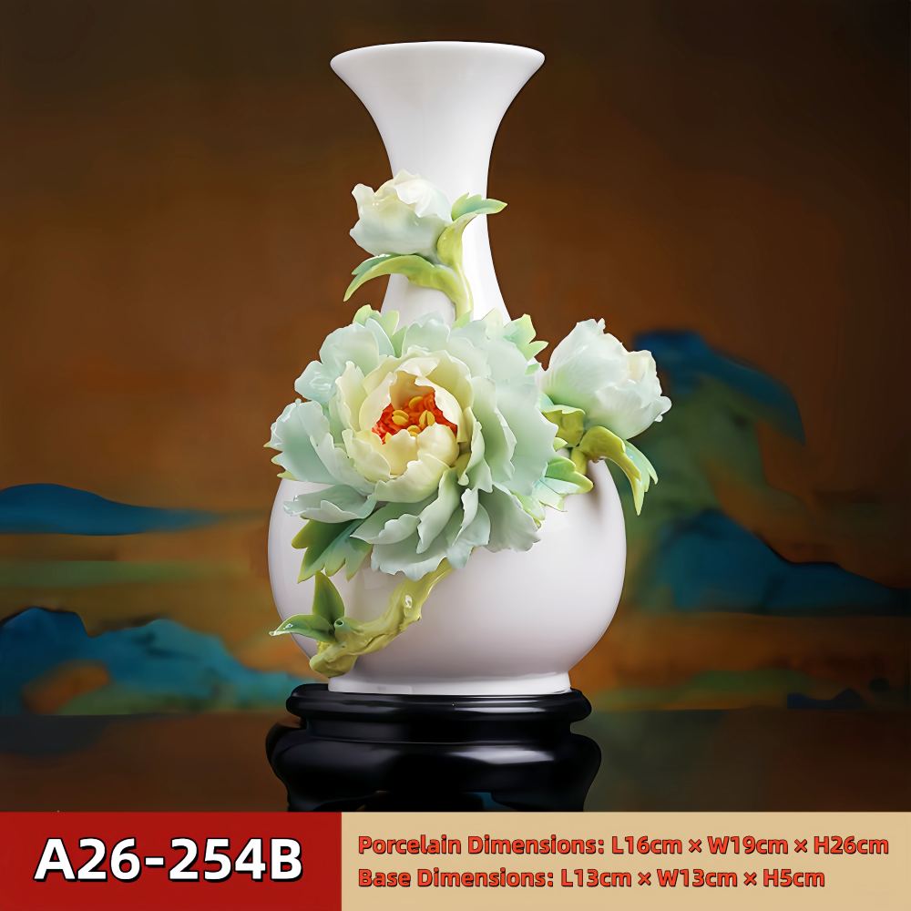 Intangible Cultural Heritage Hand-Pinched Ceramic Vase - A53- Series