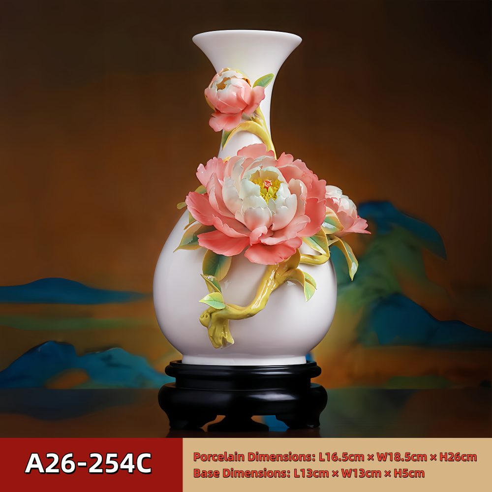 Intangible Cultural Heritage Hand-Pinched Ceramic Vase - A53- Series