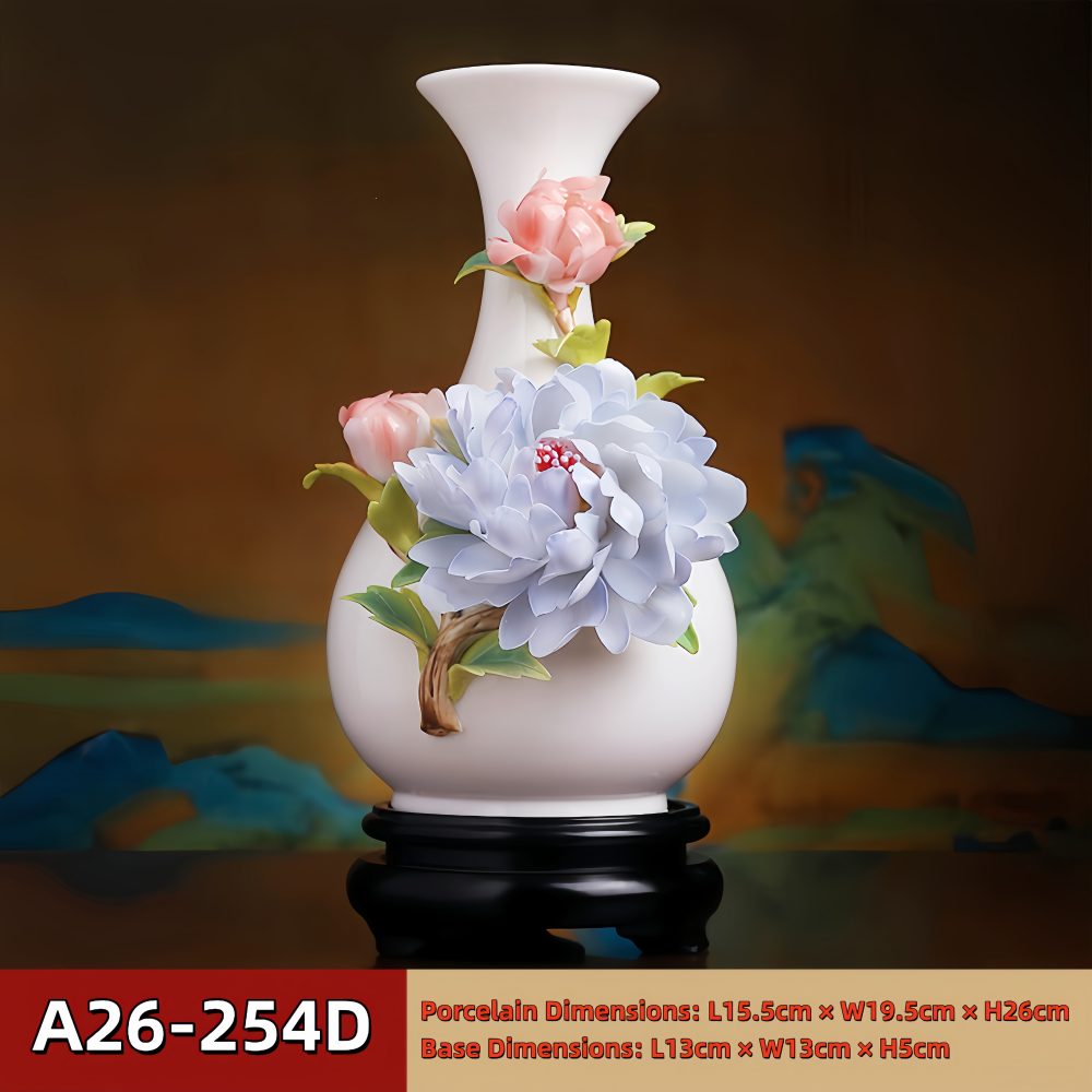 Intangible Cultural Heritage Hand-Pinched Ceramic Vase - A53- Series