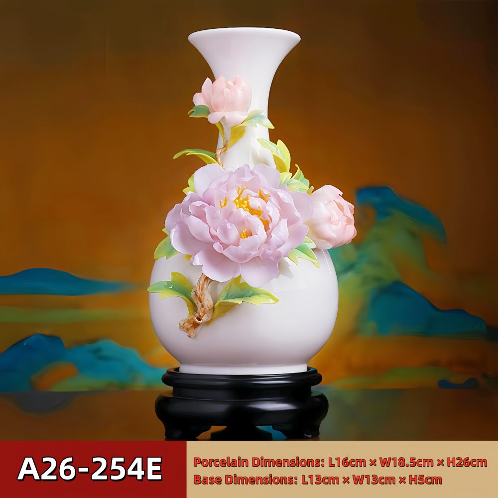 Intangible Cultural Heritage Hand-Pinched Ceramic Vase - A53- Series