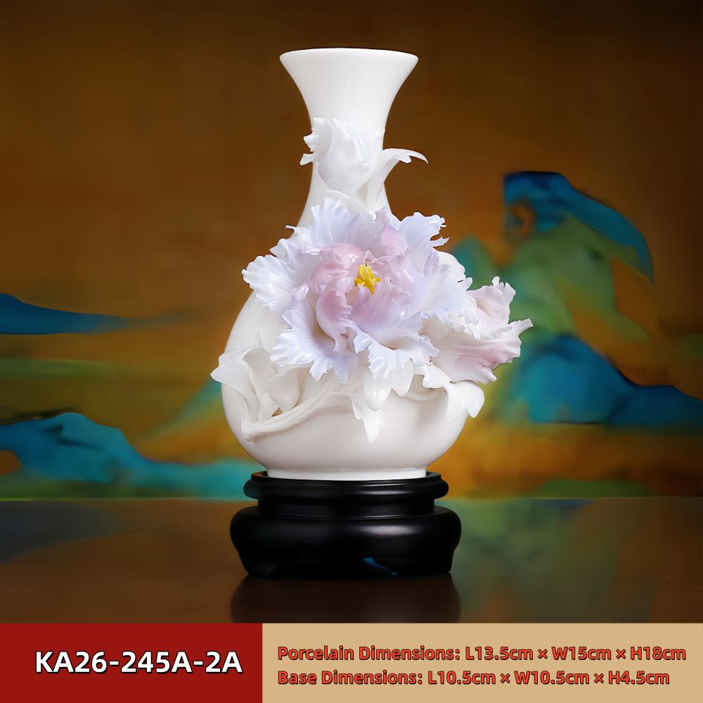 Intangible Cultural Heritage Hand-Pinched Flower Vase - KA-50-26