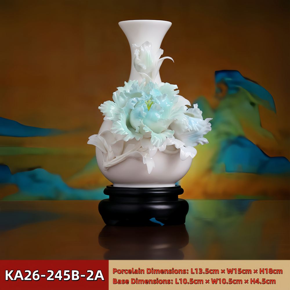 Intangible Cultural Heritage Hand-Pinched Flower Vase - KA-50-26