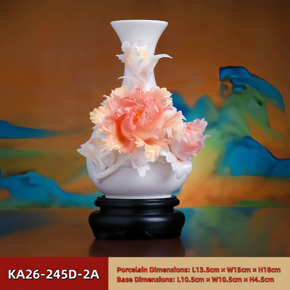 Intangible Cultural Heritage Hand-Pinched Flower Vase - KA-50-26