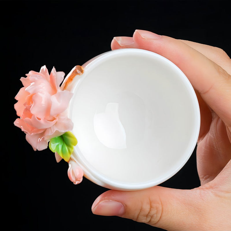 Intangible Cultural Heritage Hand-Pinched Tea Set Gift Box - 3-Piece & 5-Piece Bestie Edition - A-25