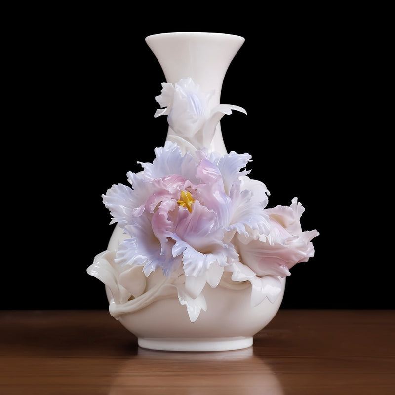 Intangible Cultural Heritage Hand-Pinched Flower Vase - KA-50-26